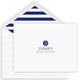Modern Initial Folded Note Cards - Raised Ink Image 1 of 4